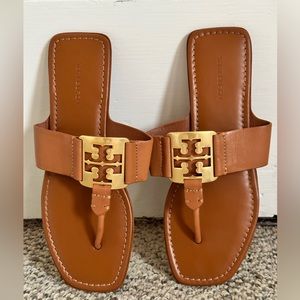 Tory Burch Gold Plated Sandals